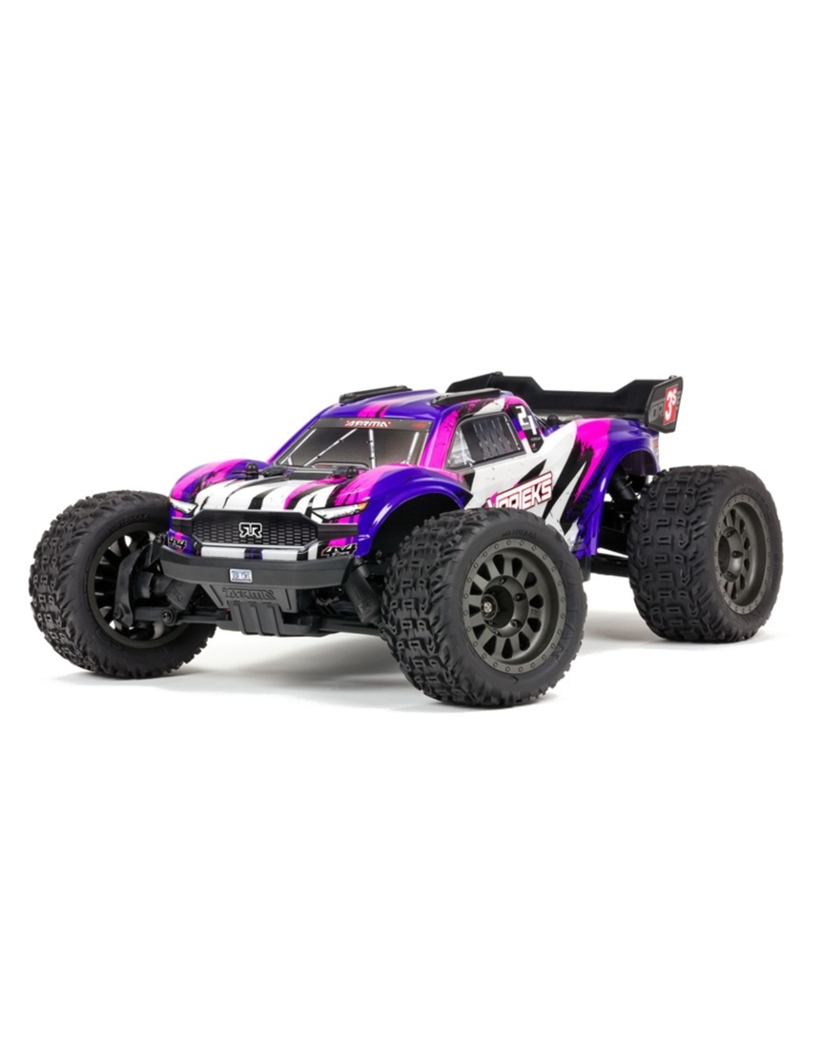 Arrma ARA4305V3T2	VORTEKS 4X4 3S BLX 1/10th Stadium Truck (Purple)