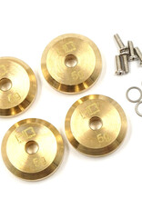 Hot Racing HRASXTF2604H +4mm Steel Axles BRASS WEIGHT SCX24