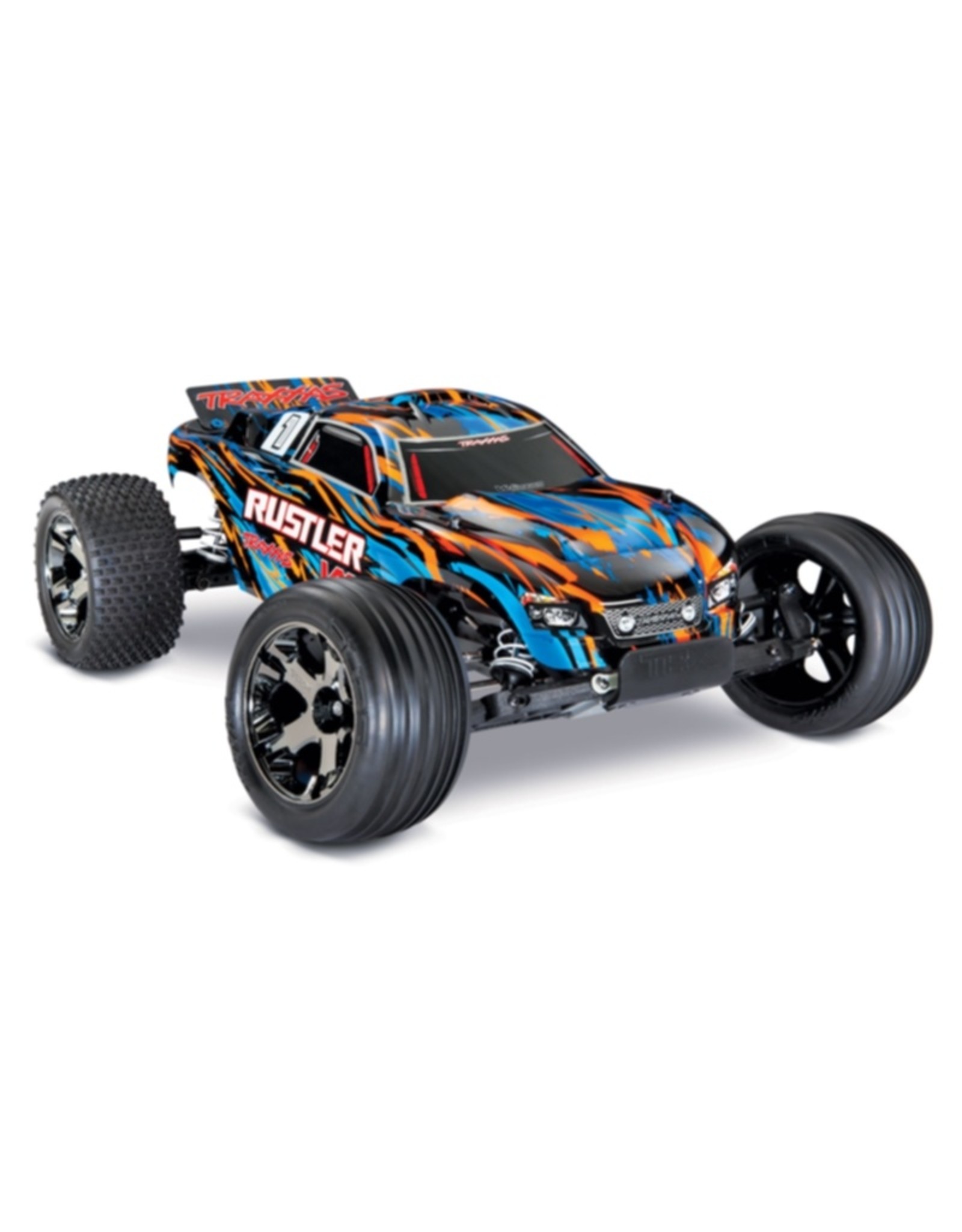 Traxxas TRA37076-4 orange RUSTLER VXL RTR W/TSM