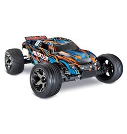 Traxxas TRA37076-4 orange RUSTLER VXL RTR W/TSM