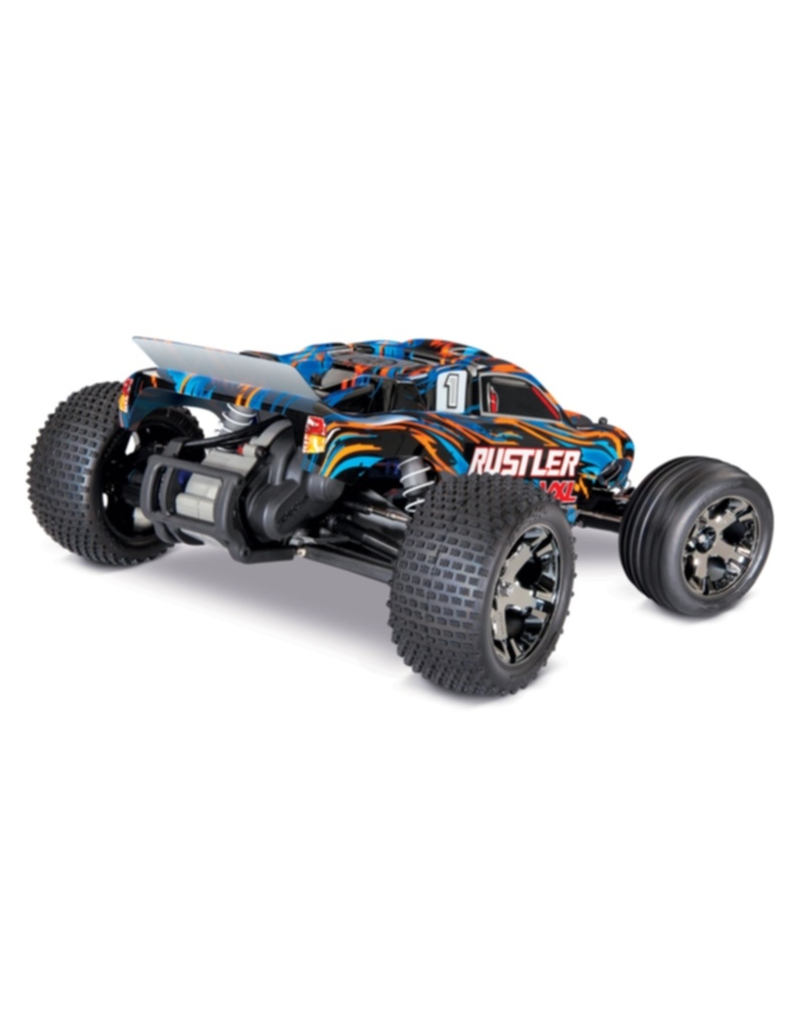 Traxxas TRA37076-4 orange RUSTLER VXL RTR W/TSM