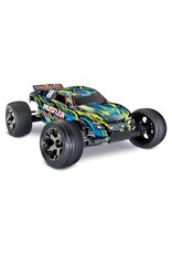 Traxxas TRA37076-4 YELLOW Rustler VXL 1/10 Scale Stadium Truck (battery and charger sold separately)