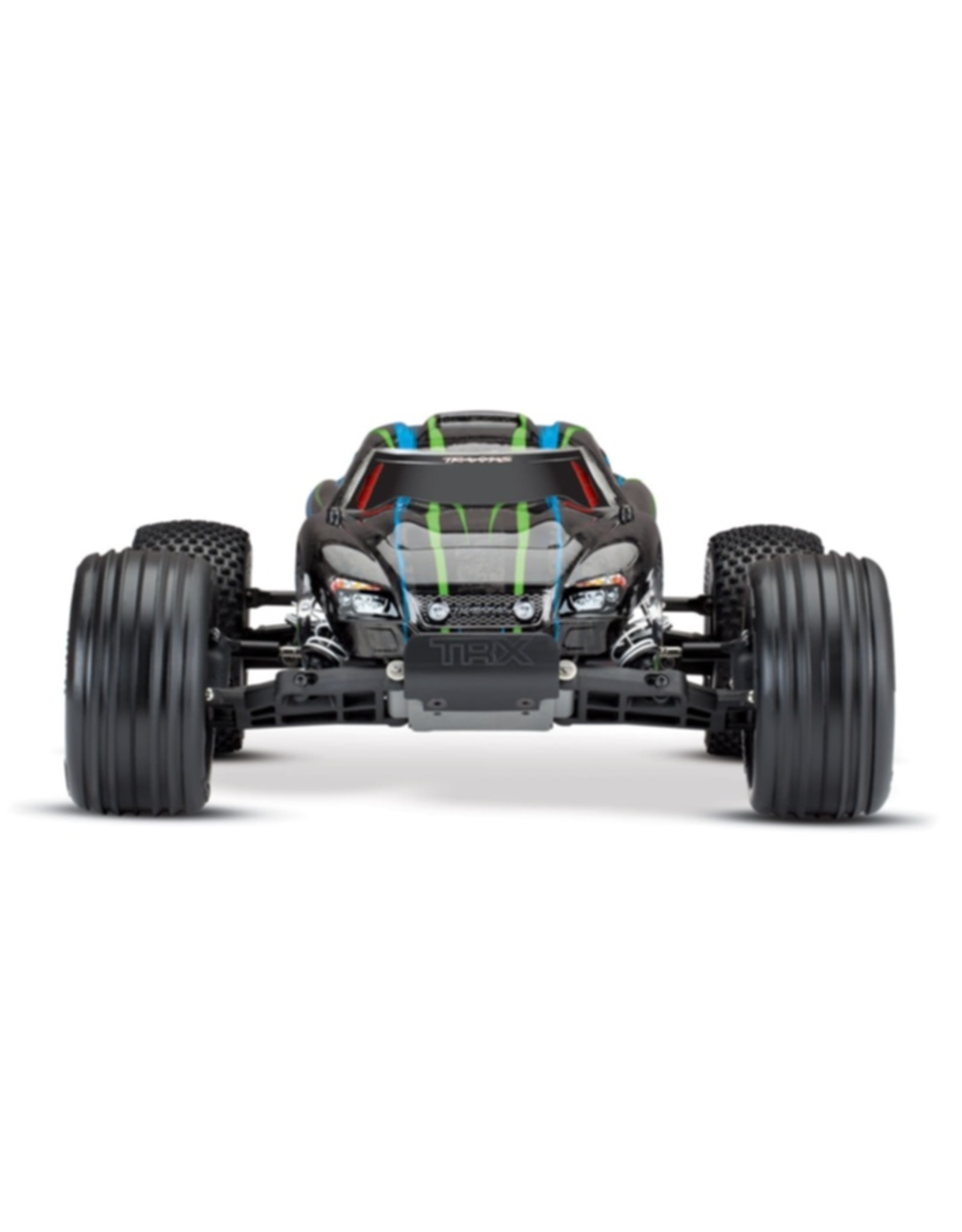 Traxxas TRA37076-4 GREEN Rustler VXL 1/10 Scale Stadium Truck (battery and charger sold separately)