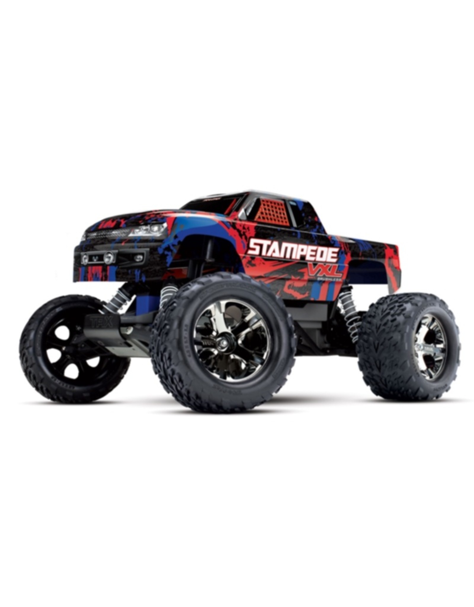 Traxxas TRA36076-4 RED Stampede VXL 1:10 Scale 2wd Monster Truck