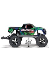 Traxxas TRA36076-4 GREEN Stampede VXL 1:10 Scale 2wd Monster Truck