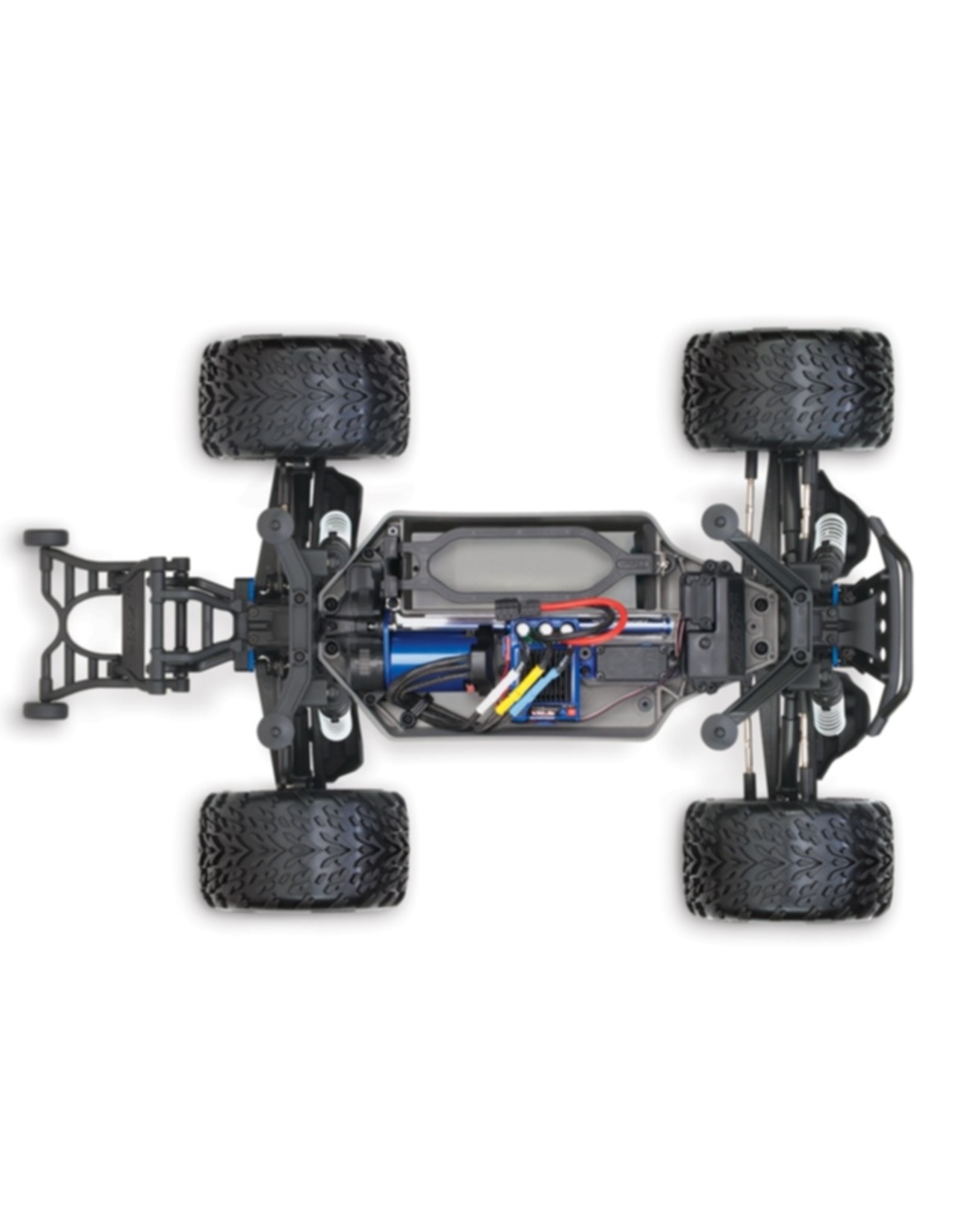 Traxxas TRA67086-4 Blue Stampede® 4X4 VXL : 1/10 Scale Monster Truck. Ready-to-Race® with TQi Traxxas Link™ Velineon® VXL-3s brushless ESC (fwd/rev), and Traxxas Stability Management (TSM)