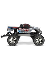 Traxxas TRA67086-4 Silver Stampede® 4X4 VXL : 1/10 Scale Monster Truck. Ready-to-Race® with TQi Traxxas Link™ Velineon® VXL-3s brushless ESC (fwd/rev), and Traxxas Stability Management (TSM)