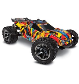 Traxxas TRA67076-4  RUSTLER 4X4 BRUSHLESS SOLAR FLARE