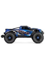 Traxxas TRA89086-4 MAXX WITH WIDEMAXX BLUE