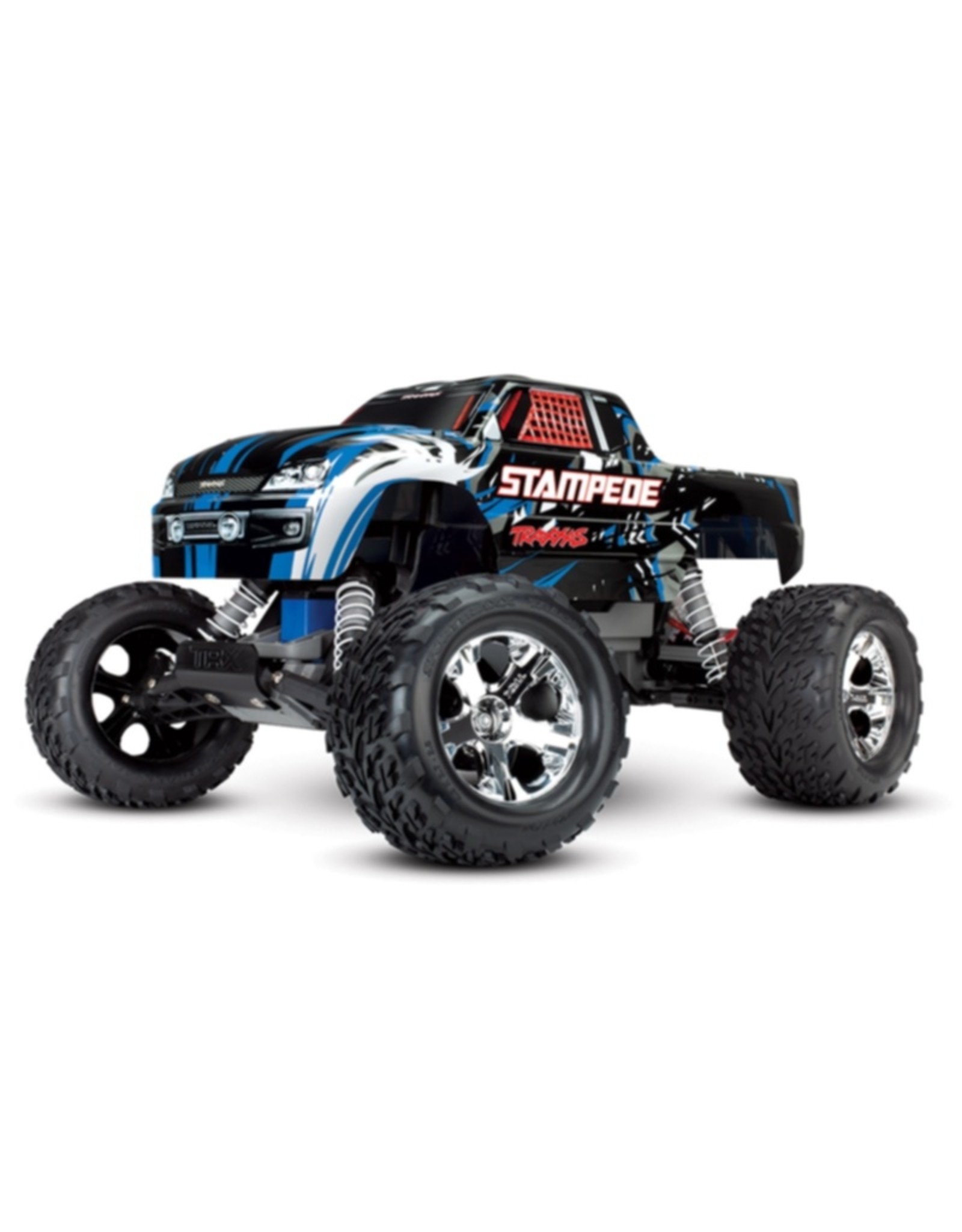 Traxxas TRA36054-4 BLUE Stampede : 1/10 Scale Monster Truck (Battery & DC Charger NOT Included)