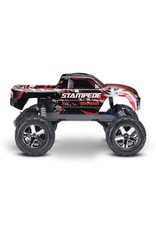 Traxxas TRA36054-4 RED Stampede : 1/10 Scale Monster Truck (Battery & DC Charger NOT Included)