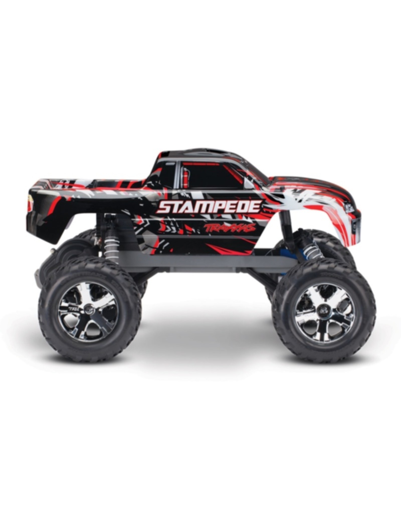 Traxxas TRA36054-4 RED Stampede : 1/10 Scale Monster Truck (Battery & DC Charger NOT Included)