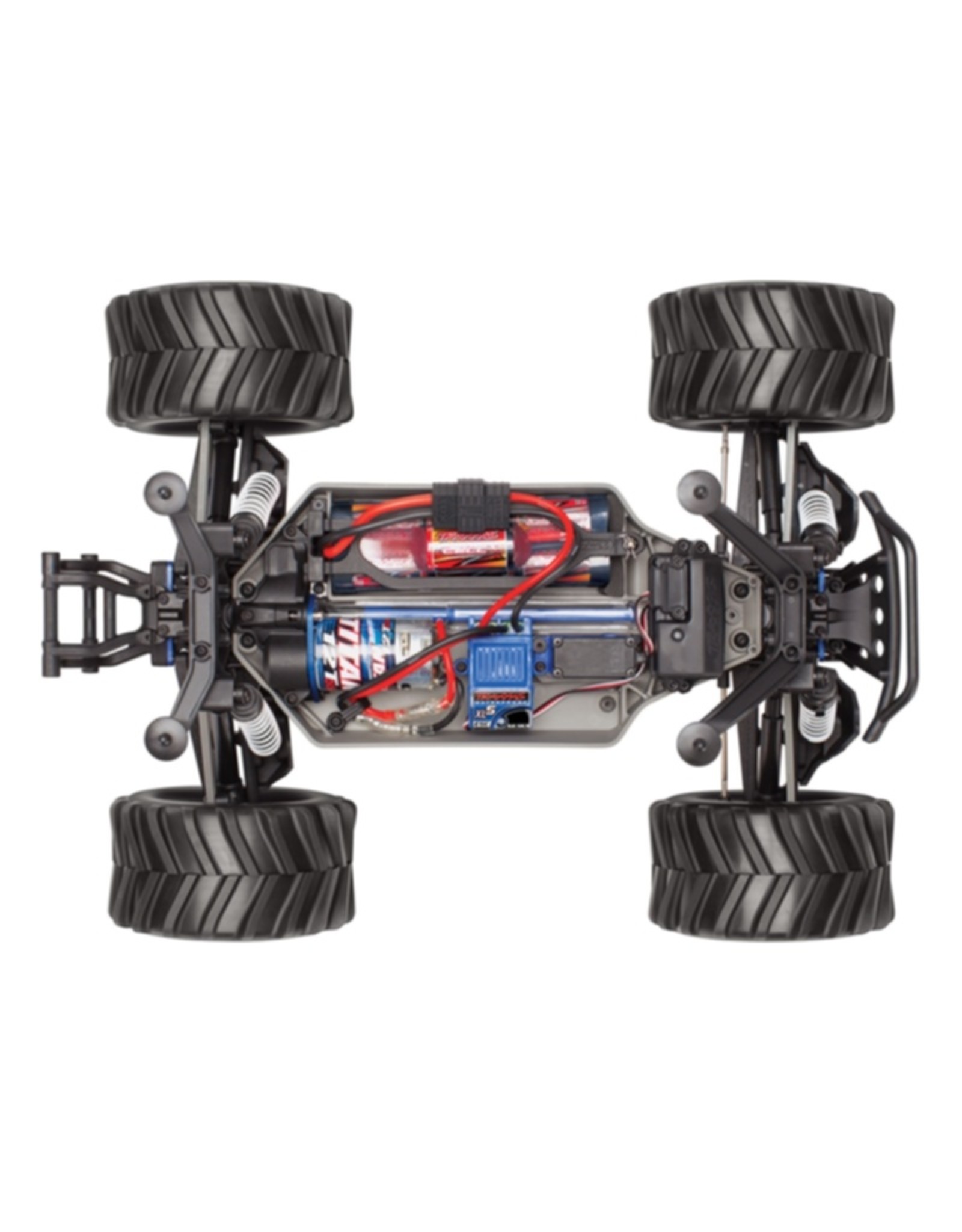 Traxxas TRA67054-1-BLUE Stampede® 4X4 : 1/10-scale 4WD Monster Truck. Ready-To-Race® with TQ 2.4GHz radio system and XL-5 ESC (fwd/rev). Includes: 7-Cell NiMH 3000mAh Traxxas® batte