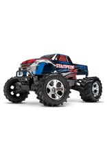 Traxxas TRA67054-1-BLUE Stampede® 4X4 : 1/10-scale 4WD Monster Truck. Ready-To-Race® with TQ 2.4GHz radio system and XL-5 ESC (fwd/rev). Includes: 7-Cell NiMH 3000mAh Traxxas® batte