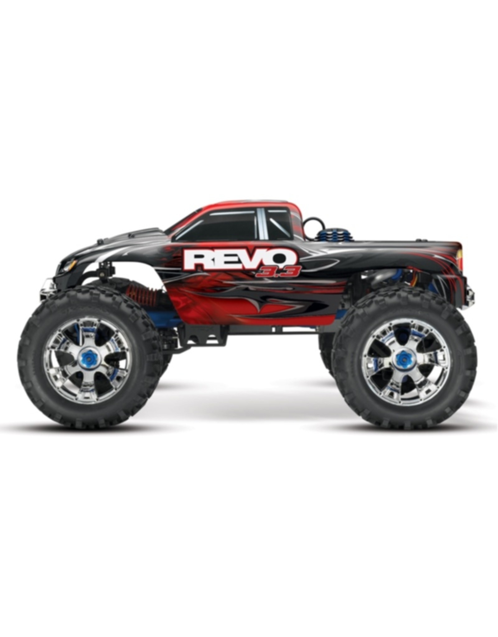 Traxxas TRA53097-3 REVO 3.3 4WD NITRO MONSTER TRUCK RED