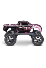 Traxxas TRA36054-1 PINKX Stampede : 1/10 Scale Monster Truck with TQ 2.4GHz radio system