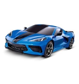 Traxxas TRA93054-4-BLUE 4-TEC 3.0, C8 CORVETTE BODY