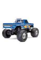 Traxxas TRA36034-1 Blue X  Bigfoot 1/10 Scale Truck RTR Retro Blue Flame