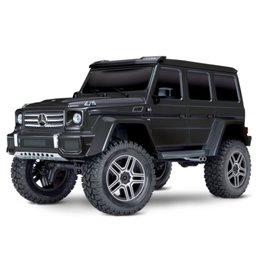 Traxxas TRA82096-4- Black TRX-4® Scale and Trail™ Crawler with Mercedes-Benz® G 500® 4x4² Body: 1/10 Scale 4WD Electric Trail Truck. Ready-to-Drive® with TQi Traxxas Link™