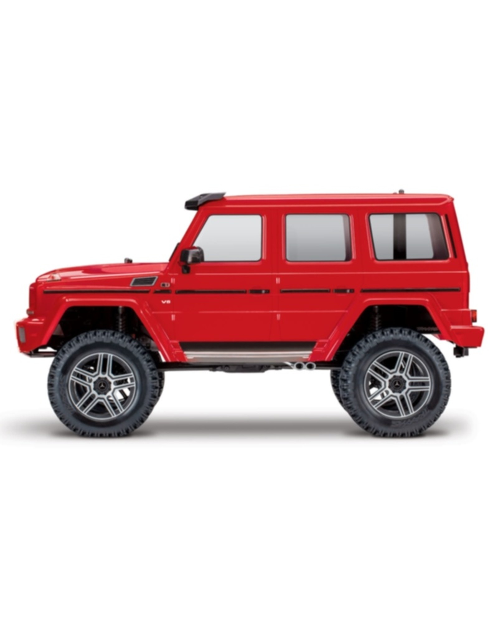 TRA TRA82096-4 Red TRX-4® Scale and Trail™ Crawler with Mercedes-Benz® G 500® 4x4² Body: 1/10 Scale 4WD Electric Trail Truck. Ready-to-Drive® with TQi Traxxas Link™