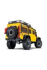 TRA TRA82056-4 Yellow - TRX-4® Scale and Trail™ Crawler with Land Rover® Defender® Body: 1/10 Scale 4WD Electric Trail Truck. Ready-to-Drive®