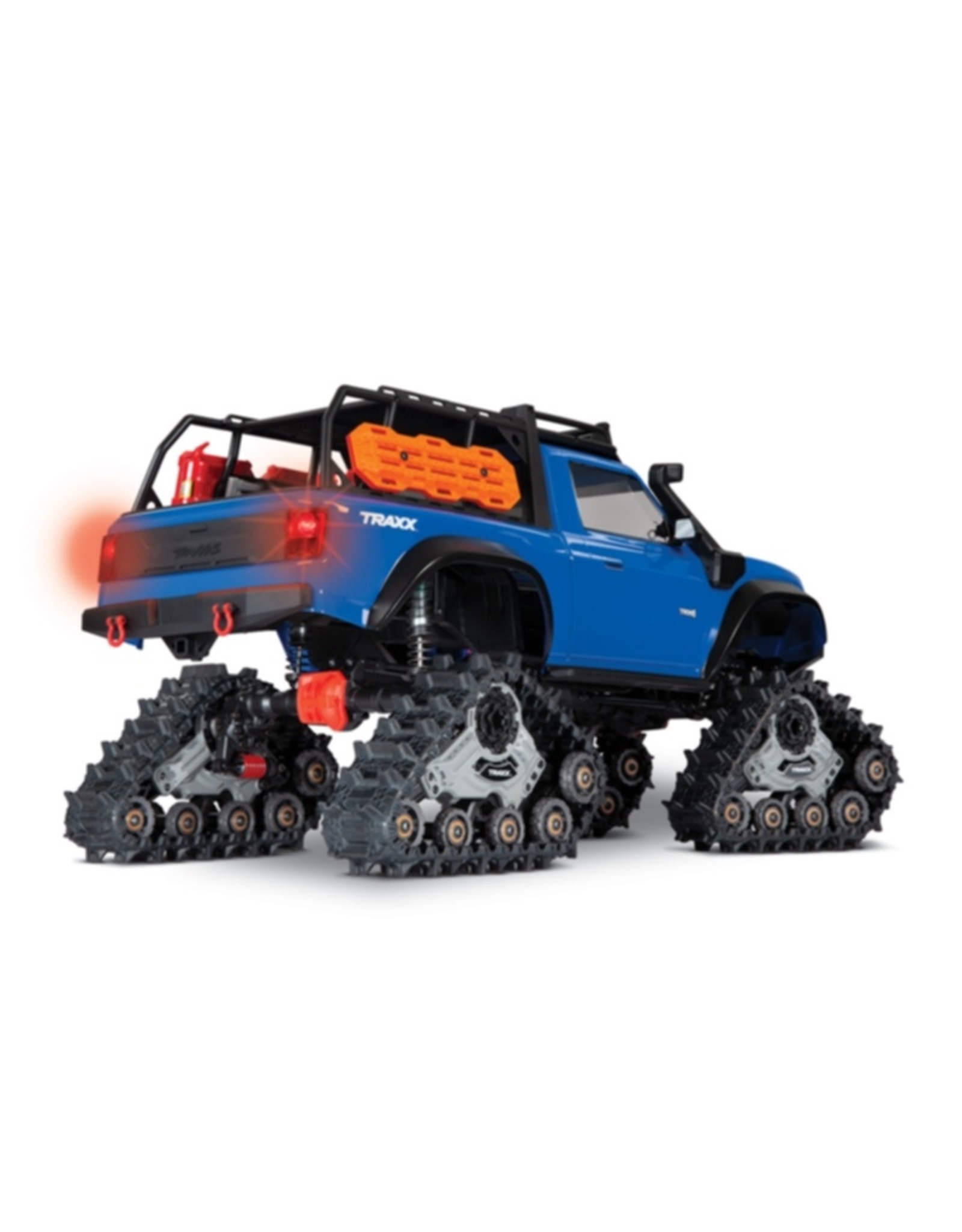 Traxxas TRA82034-4 Blue - TRX-4® with All-Terrain Traxx™: 1/10 Scale 4WD Electric Truck. Ready-to-Race® with TQ 2.4GHz Radio System, XL-5 HV ESC (fwd/rev), and Titan® 550 motor.