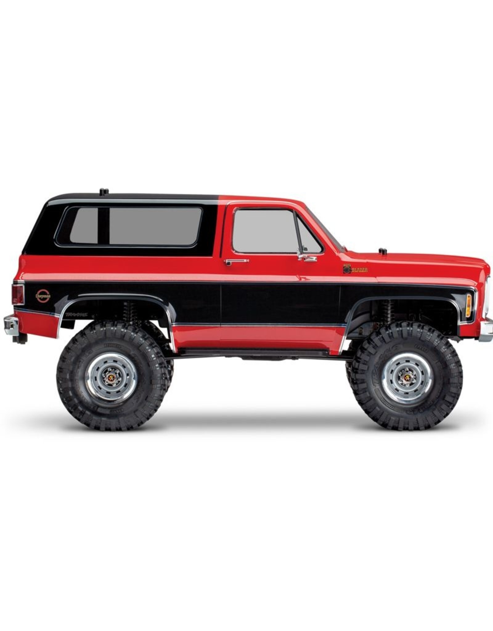 TRA TRA82076-4 Red - TRX-4® Scale and Trail® Crawler with 1979 Chevrolet Blazer Body: 1/10 Scale 4WD Electric Truck. Ready-to-Drive®