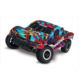 Traxxas TRA58076-4 HAWAIIAN Slash VXL: 1/10 Scale 2WD Short Course Racing Truck. Ready-to-Race® with TQi Traxxas Link™ Enabled 2.4GHz Radio System, Velineon® VXL-3s brushless ESC (fwd/rev), and Traxxas Stability Management (TSM)®.