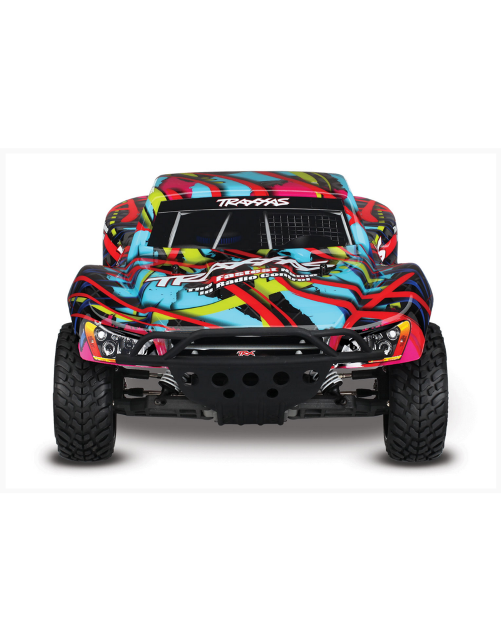 TRA58076-4 HAWAIIAN Slash VXL: 1/10 Scale 2WD Short Course Racing Truck.  Ready-to-Race® with TQi Traxxas Link™ Enabled 2.4GHz Radio System,  Velineon® VXL-3s brushless ESC (fwd/rev), and Traxxas Stability Management  (TSM)®. - HobbyQuarters