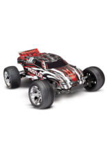 Traxxas TRA37054-4 RED Rustler: 1/10 Scale Stadium Truck with TQ 2.4 GHz radio system (DOES NOT COME WITH BATTERY & DC CHARGER)