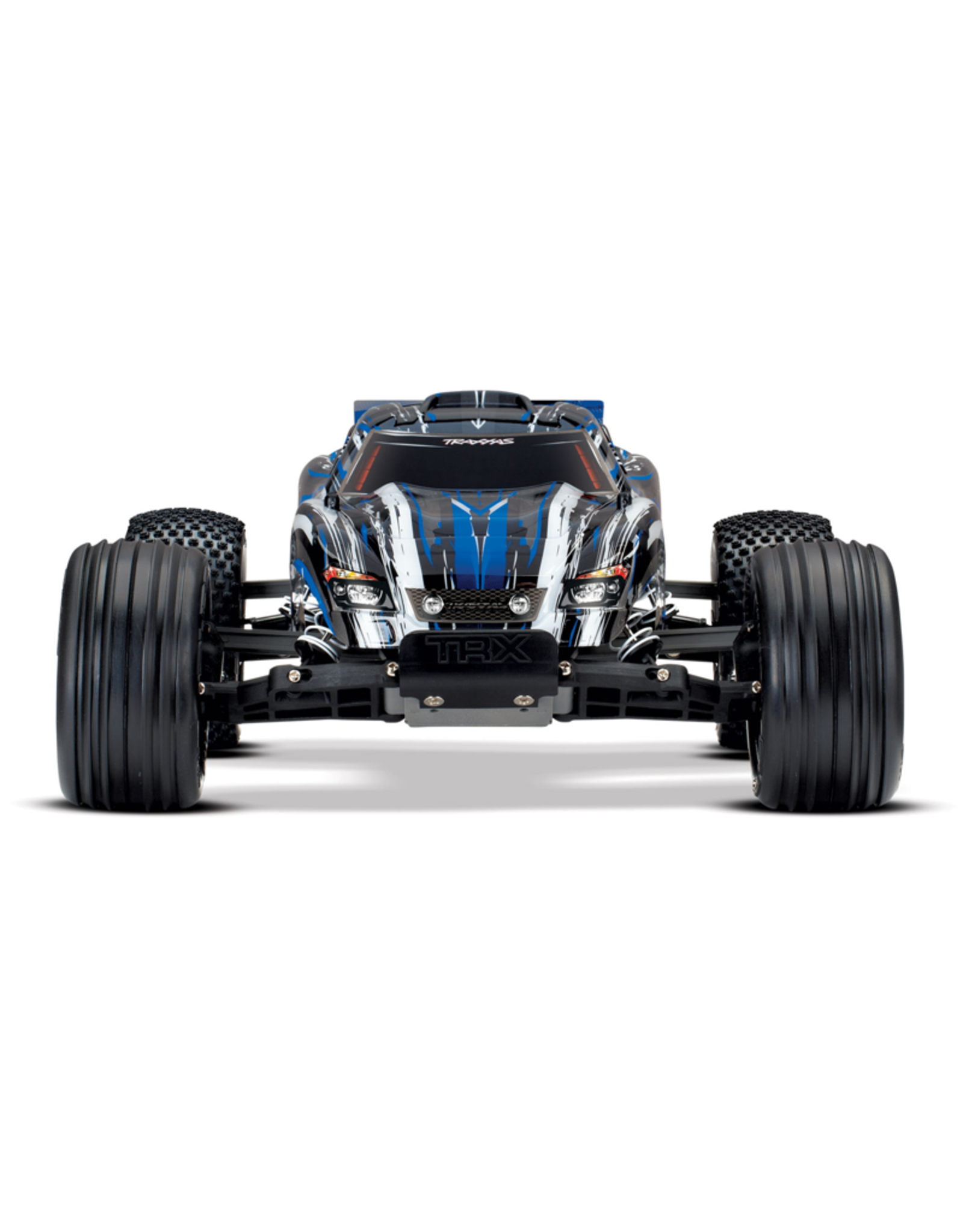 Traxxas TRA37054-4 BLUE Rustler: 1/10 Scale Stadium Truck with TQ 2.4 GHz radio system (DOES NOT COME WITH BATTERY & DC CHARGER)