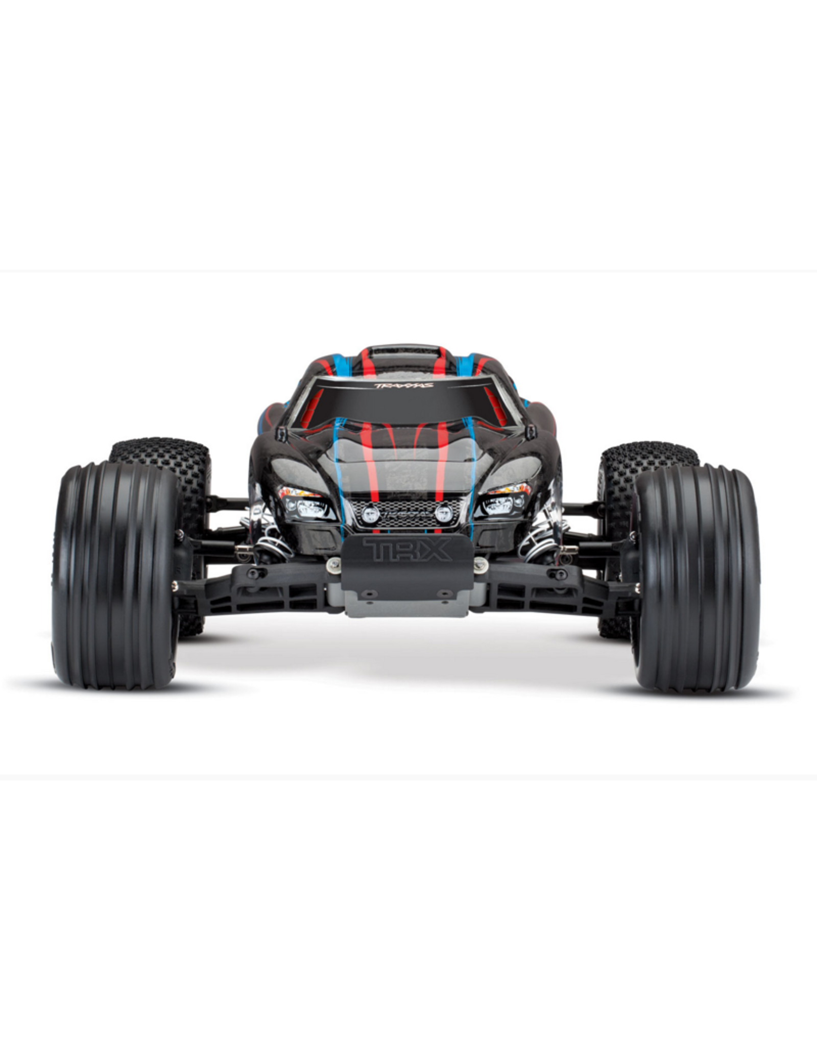 Traxxas TRA37076-4 RED Rustler VXL 1/10 Scale Stadium Truck (battery and charger sold separately)