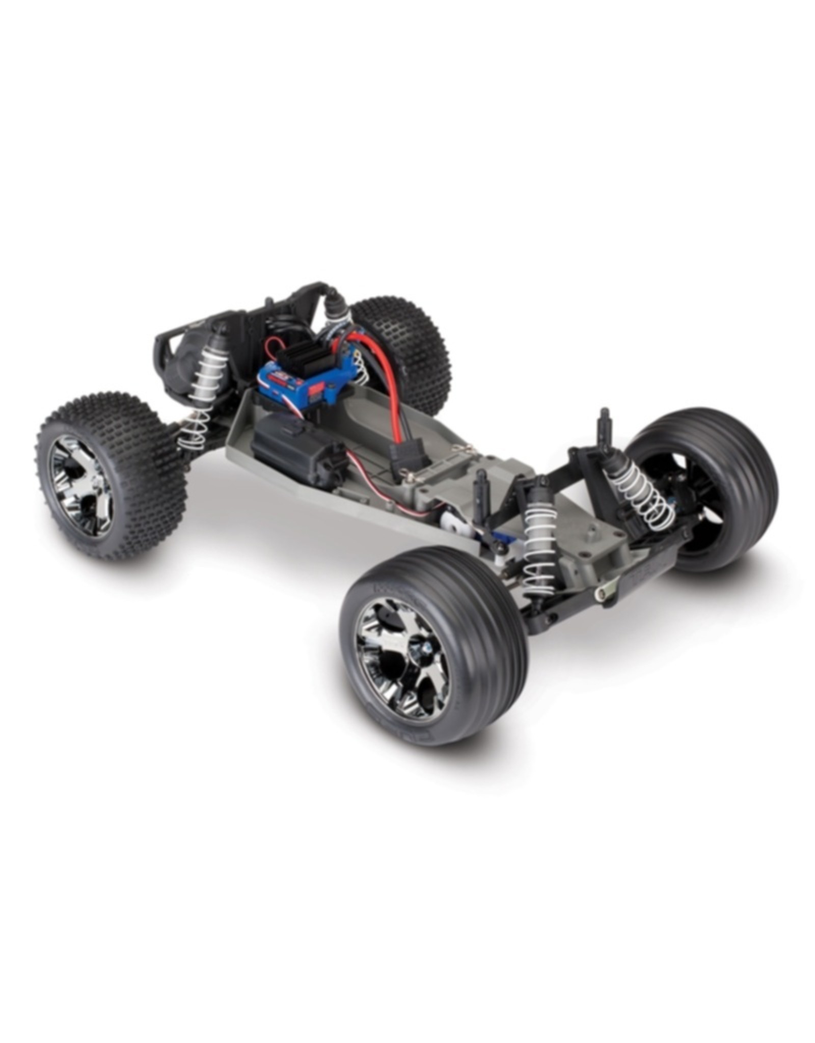 Traxxas TRA37076-4 RED Rustler VXL 1/10 Scale Stadium Truck (battery and charger sold separately)