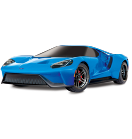 Traxxas TRA83056-4 BLUE 1/10 Scale Ford GT AWD Supercar RTR with XL-5 and TSM