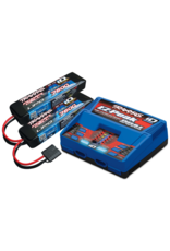 Traxxas TRA2991 2s Battery/Charger Combo; 2-7600mAh + 1 ID Charger