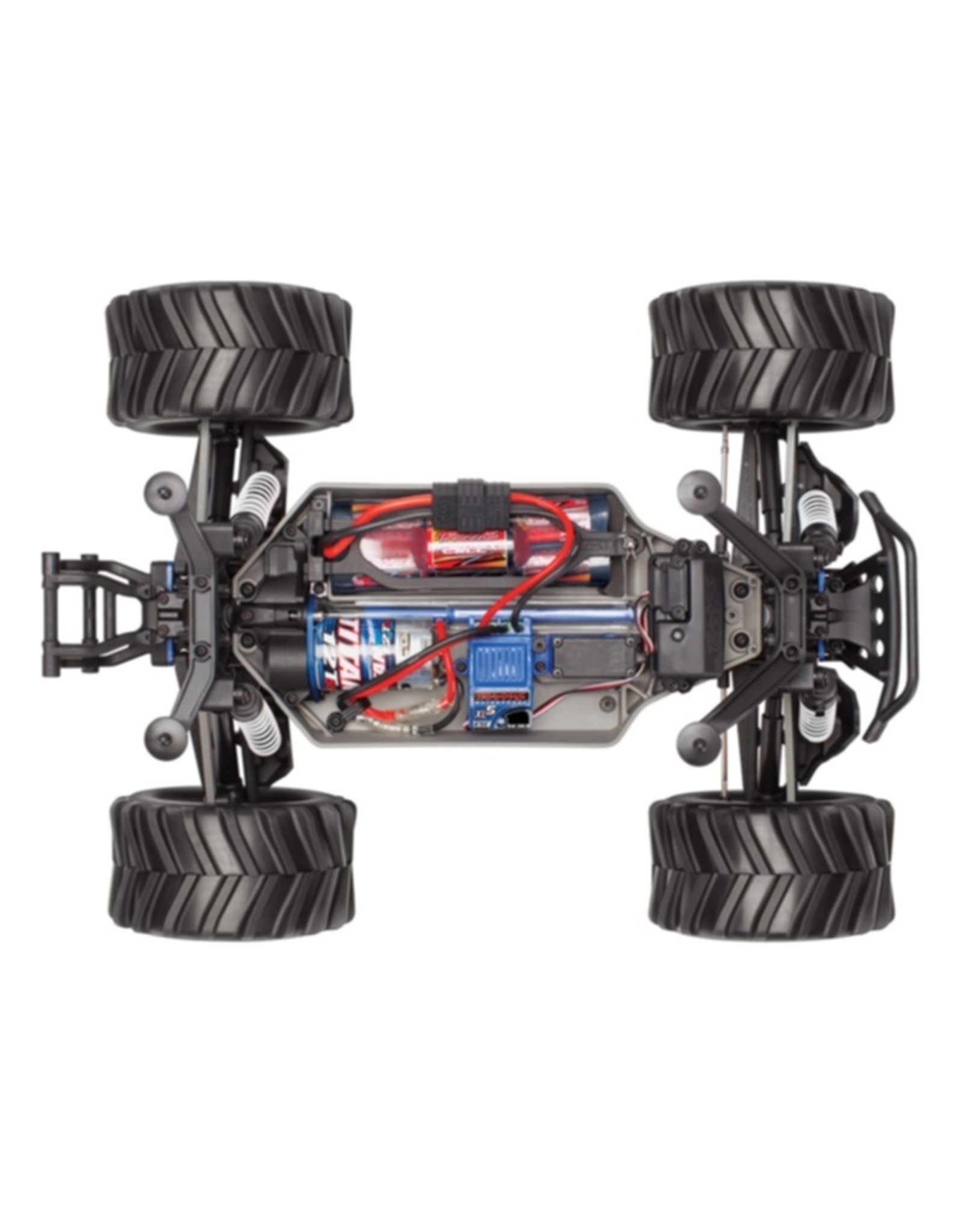 Traxxas TRA67054-1 BLK STAMPEDE 4X4 BRUSHED, Stampede® 4X4 : 1/10-scale 4WD Monster Truck. Ready-To-Race® with TQ 2.4GHz radio system and XL-5 ESC (fwd/rev). Includes: 7-Cell NiMH 3000mAh Traxxas® batte