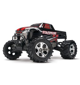 Traxxas TRA67054-1 BLK STAMPEDE 4X4 BRUSHED,  Stampede® 4X4 : 1/10-scale 4WD Monster Truck. Ready-To-Race® with TQ 2.4GHz radio system and XL-5 ESC (fwd/rev). Includes: 7-Cell NiMH 3000mAh Traxxas® batte