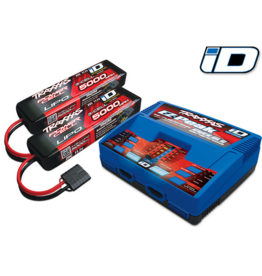 Traxxas TRA2990 3s Battery/Charger Combo;2-5000mAh + 1 ID Charger