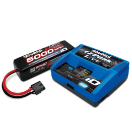 Traxxas TRA2996X Battery/charger completer pack (includes #2971 iD charger (1), #2889X 5000mAh 14.8V 4-cell 25C LiPo battery (1))