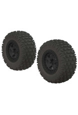 Arrma ARA550042 dBoots Fortress SC Tire Set Glued Black (2)
