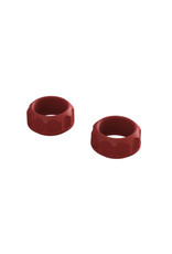 Arrma ARA330690	Threaded Shock Collar Red (2)