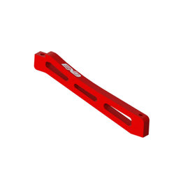 Arrma ARA320564  Front Center Chassis Brace Aluminum 98mm Red