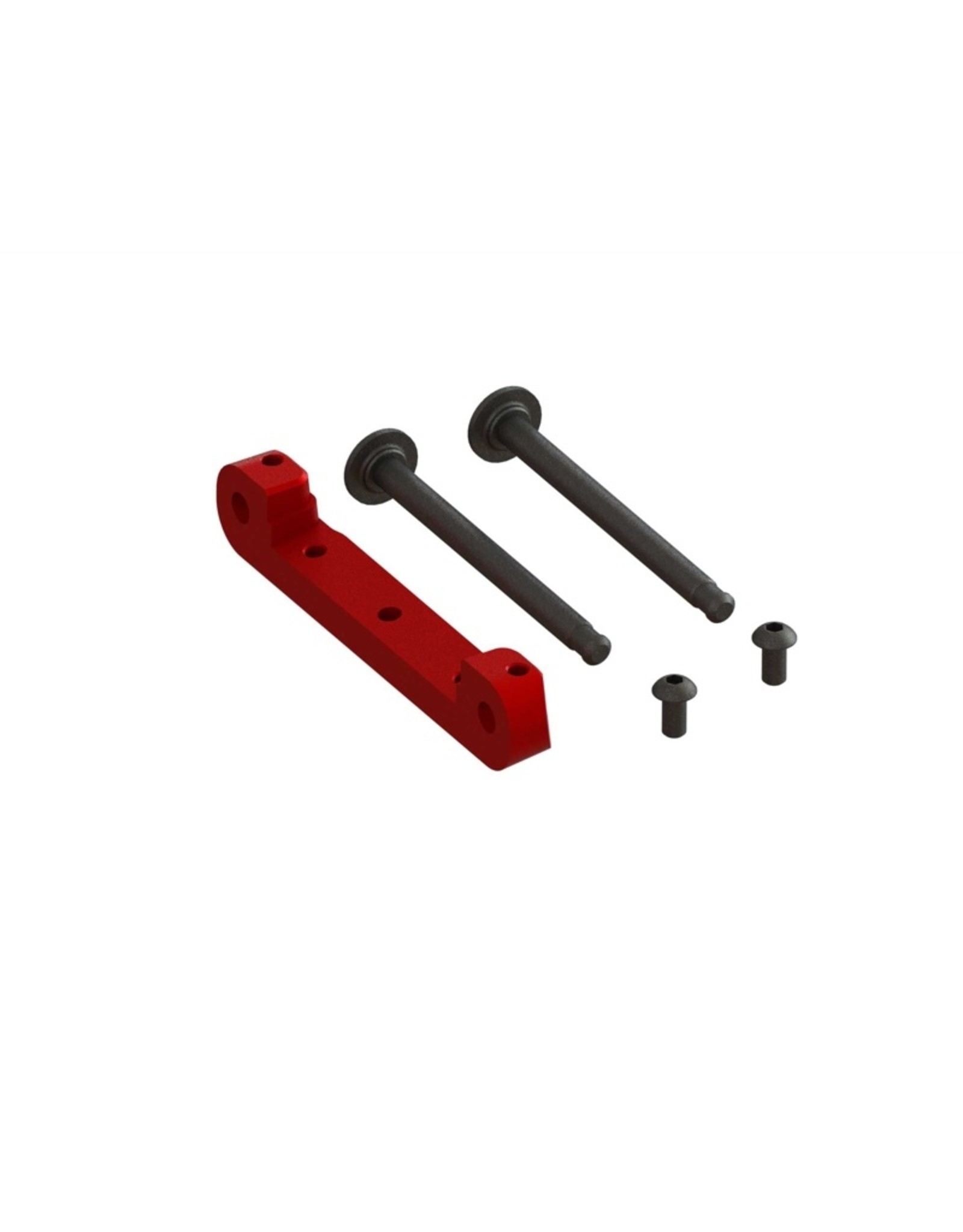 Arrma ARA330659 Front Upper Suspension Mount CNC Aluminum Red