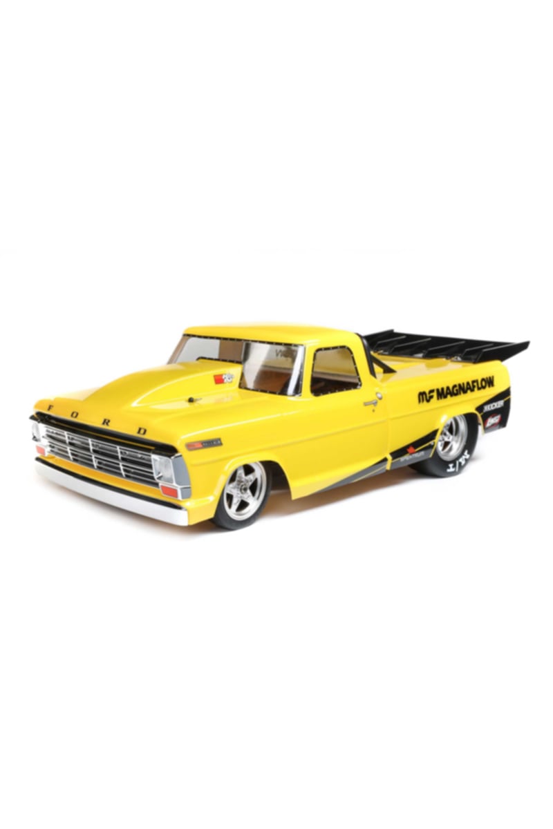 LOS03045T1 68 F100 22S Drag Car, BL RTR, Magnaflow: 1/10