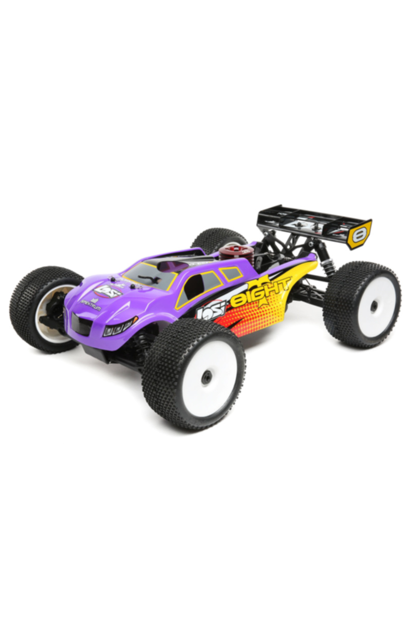 NITRO - Ichi 1/8 8IGHT 4X4 Nitro Buggy RTR, Red/Yellow | Losi