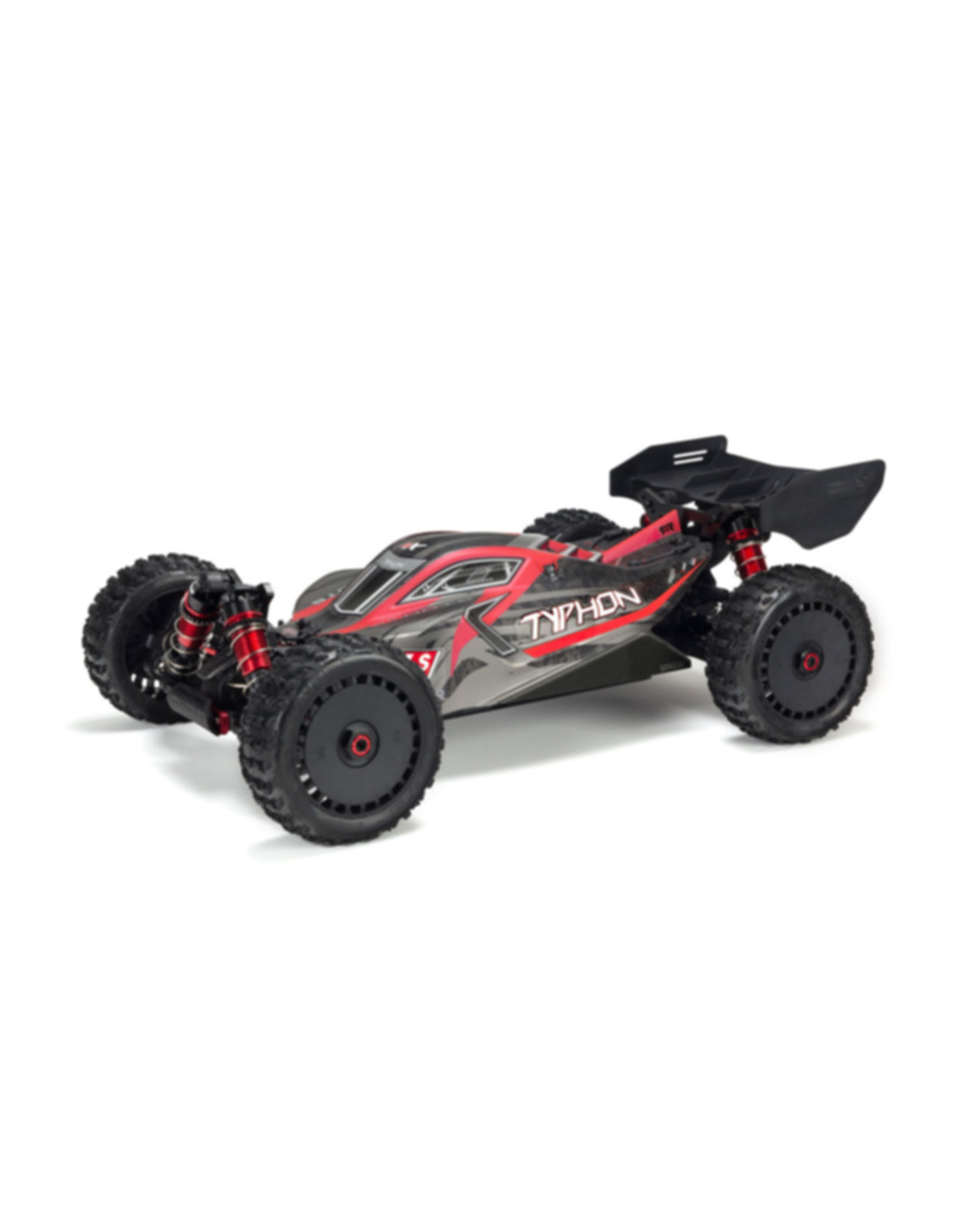 Arrma ARA406120		Body Painted w/Decals Typhon 6S Black/Red