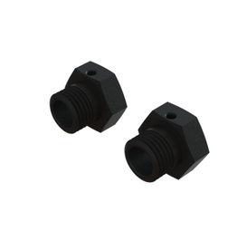 Arrma ARA311117 Aluminum Wheel Hex 17mm, 16.5mm Thick, Black (2)