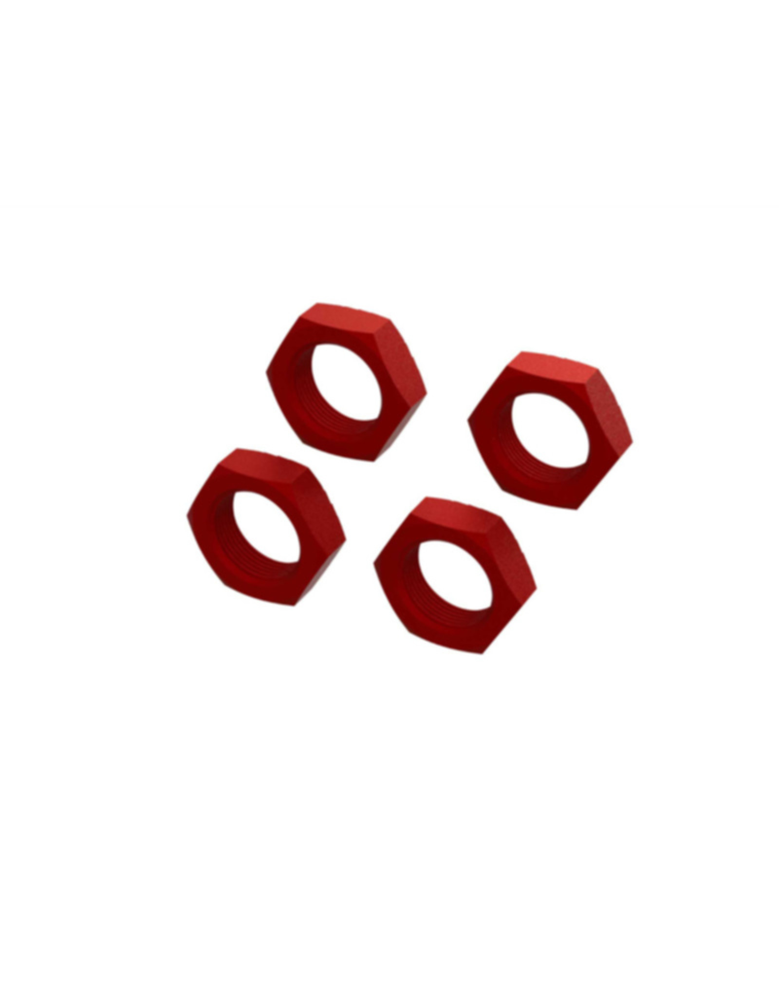 Arrma ARA310929		Aluminum Wheel Nut 24mm (Red) (4)