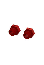 Arrma ARA310928 Aluminum Wheel Hex 24mm (Red) (2)