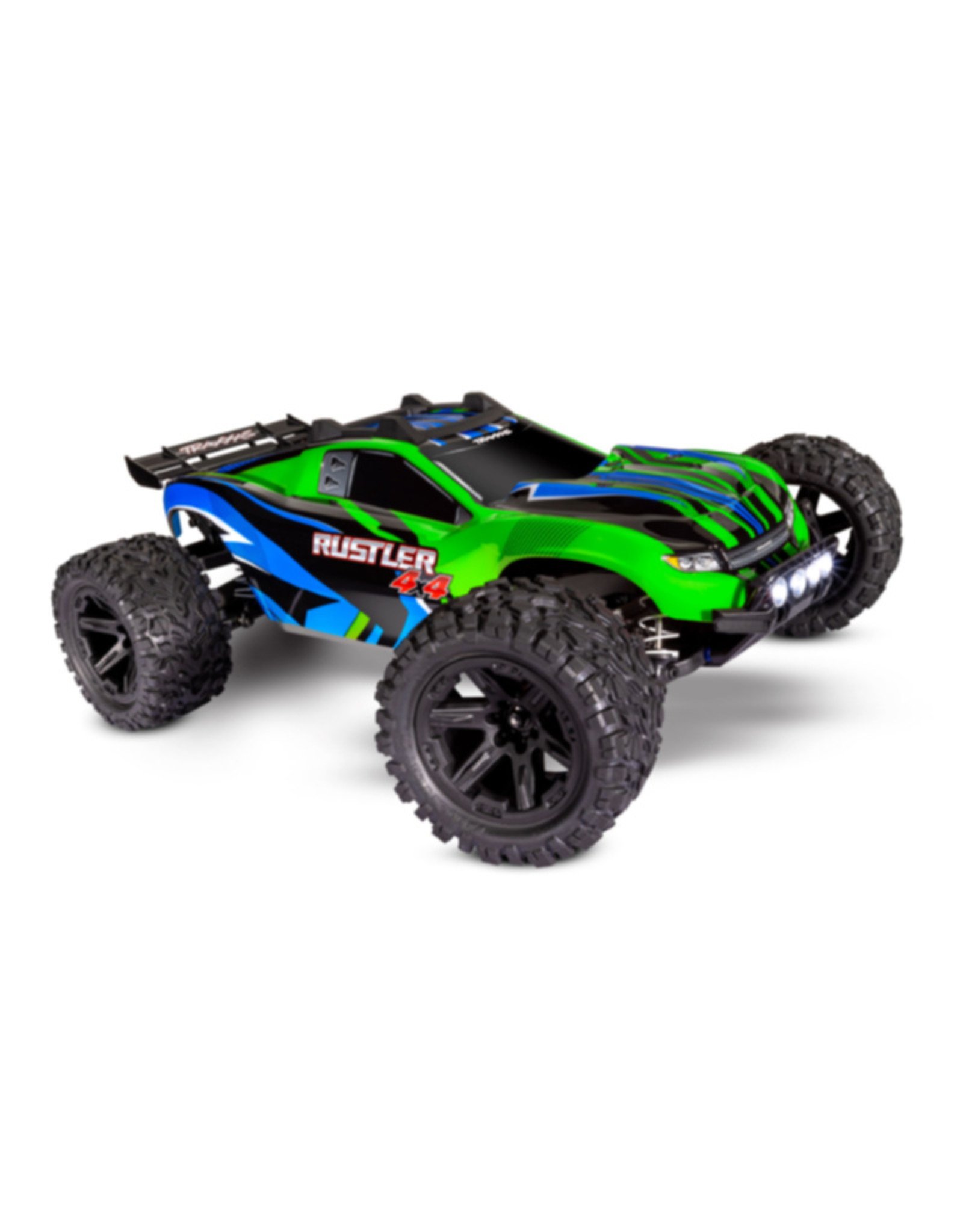 Traxxas TRA67064-61  RUSTLER 4X4 BRUSHED W/ LED LIGHTS GRN